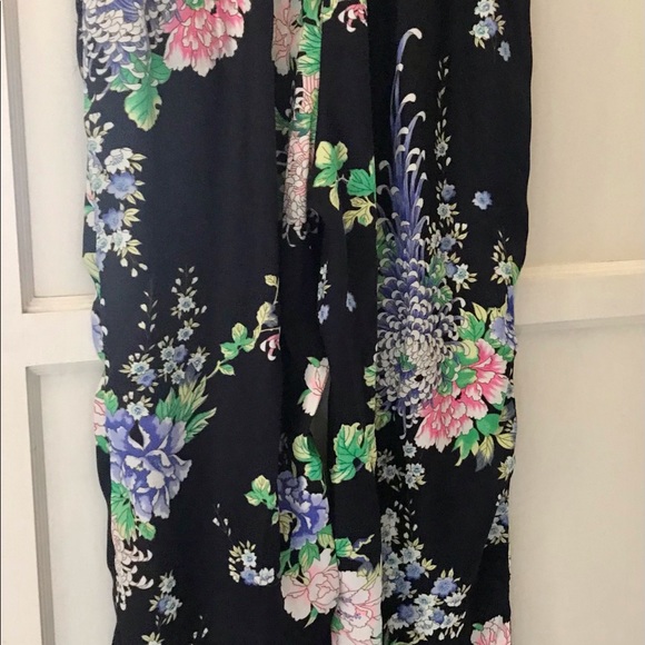 Floral, Asian, JW style lounge pants, S/M, Pool side, loungewear, fancy pants! - Picture 7 of 8